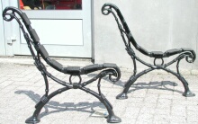 gietijzeren tuinbankonderstellen